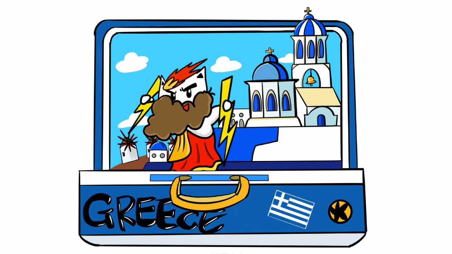 illustration of Greece